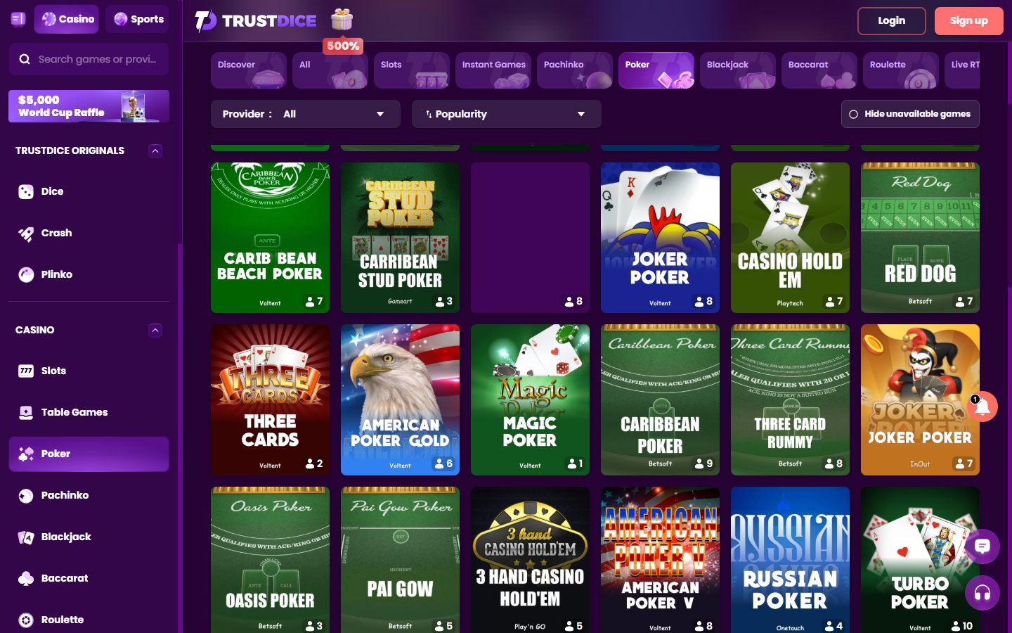 TrustDice — trustdice.win